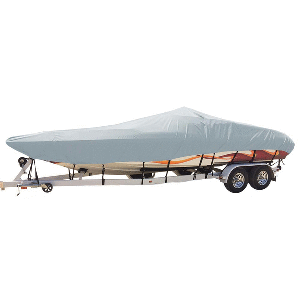 Carver Sun-DURA&reg; Styled-to-Fit Boat Cover f/21.5' Day Cruiser Boats - Grey image 0