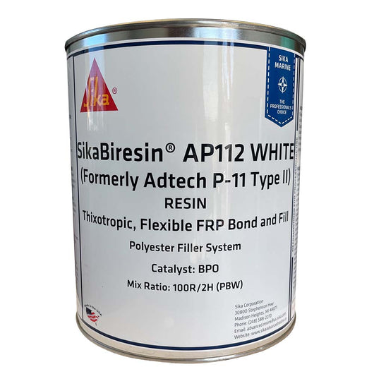 Sika SikaBiresin&reg; AP112 White Gallon BPO Hardener Required image 1