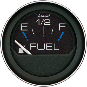Faria Coral 2" Fuel Level Gauge (E-1/2-F) image 0