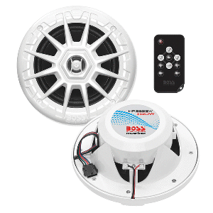 Boss Audio MRGB55W 5.25" Marine Speakers w/RGB Lighting - White image 0