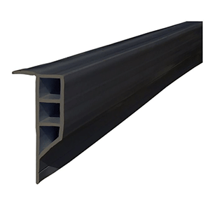 Dock Edge Standard PVC Full Face Profile - 16' Roll - Black image 0