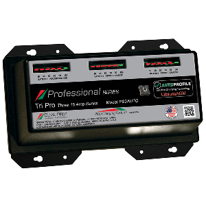 Dual Pro PS3 Auto 15A - 3-Bank Lithium/AGM Battery Charger image 0