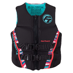 Full Throttle Women's Rapid-Dry Flex-Back Vest - Pink/Black - Women's Medium