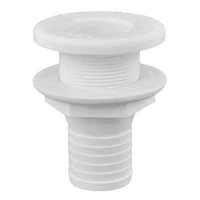 Attwood Plastic Thru-Hull Fitting - 1-1/2" - White image 1