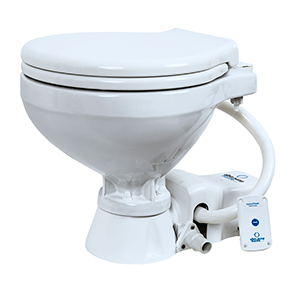 Albin Group Marine Toilet Standard Electric EVO Compact - 12V image 0