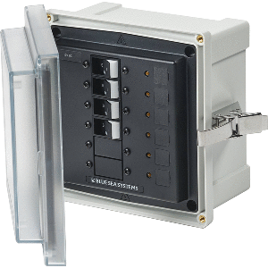 Blue Sea 3134 - SMS Panel Enclosure w/4 Branch (12/24V) - 12/24V DC image 0
