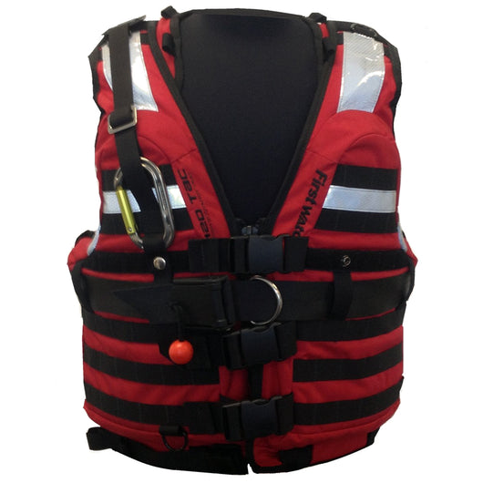 First Watch HBV-100 High Buoyancy Rescue Vest - Red/Black - XL to 3XL image 1