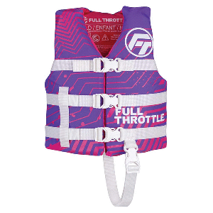 Full Throttle Child Nylon Life Jacket - Purple image 0