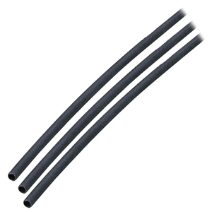 Ancor Adhesive Lined Heat Shrink Tubing - 1/8" x 3" - 3-Pack - Black
