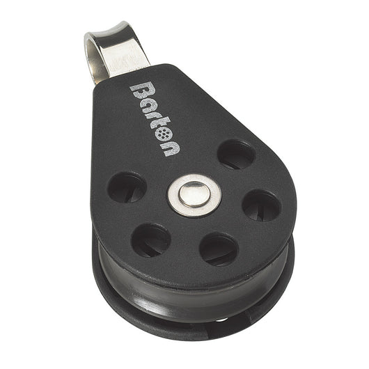 Barton Marine Size 3 45mm Plain Bearing Pulley Block Single With Fixed Eye image 1