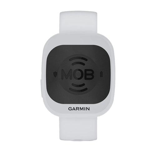 Garmin MOB Tag w/White Quick Release Band