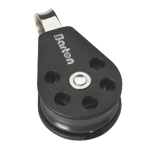 Barton Marine Size 3 45mm Plain Bearing Pulley Block Single With Fixed Eye image 0