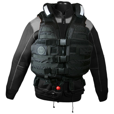 First Watch HBV-100 High Buoyancy Tactical Vest - Black - Medium to XL image 1
