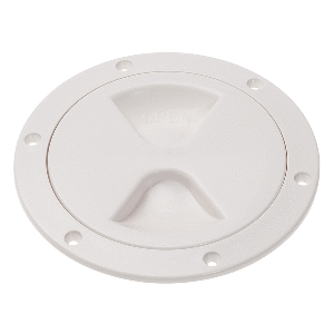 Barton Marine Screw Inspection Cover - 6" (103mm) - White image 0