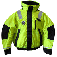First Watch Ab-1100 Flotation Bomber Jacket - Hi-Vis Yellow/Black - Medium