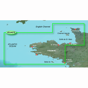 Garmin Bluechart G3 Vision Hd - Veu457s - Bretagne - Microsd/Sd