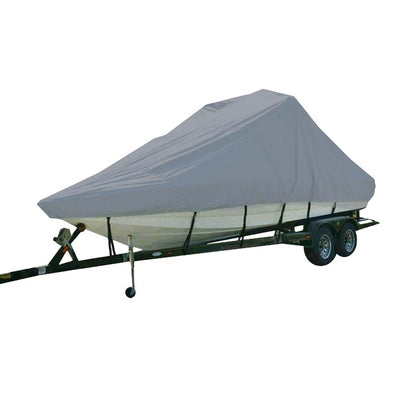 Carver Sun-DURA&reg; Specialty Boat Cover f/20.5' Sterndrive V-Hull Runabout/Modified Boats - Grey image 1