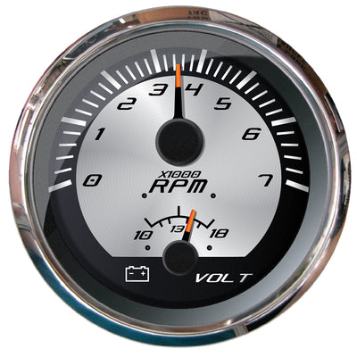 Faria Platinum 4" Multi-Function - Tachometer &amp; Voltmeter image 1